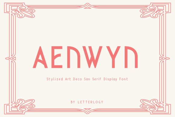 Aenwyn: An Art Deco Typeface for Modern Editorial Design