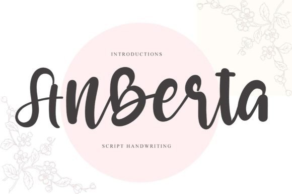 Anberta: A Magical Handwritten Font for Elegant Design