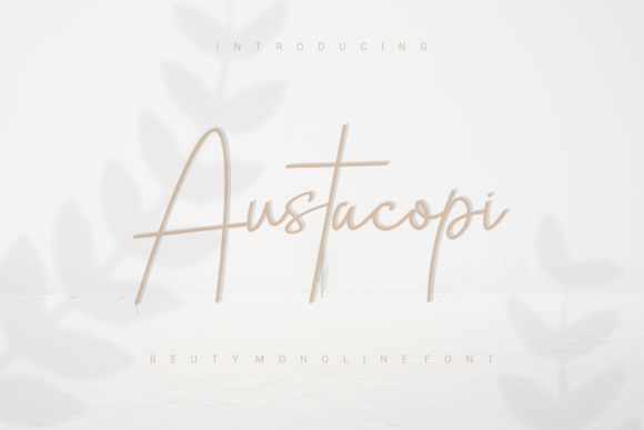 Austacopi: The Thin Handwritten Font for Authentic Branding