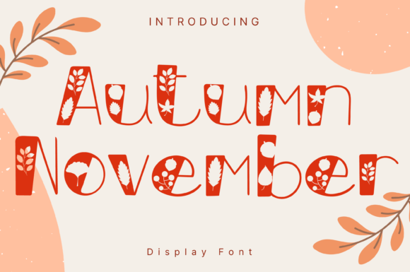 Autumn November Font for Handmade Creators