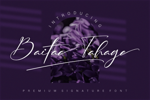 Baitae Tahage Typeface for Bold Branding