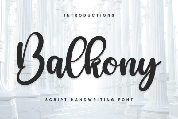 Balkony Font: Elegant Script for Editorial Design