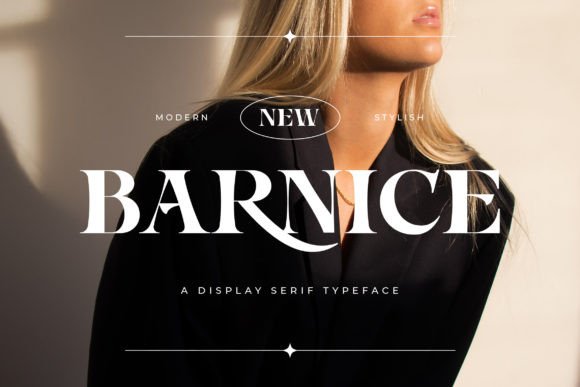 Barnice: A Modern Serif Font for Digital Design