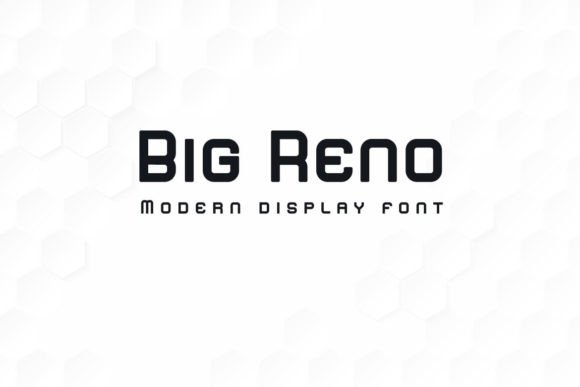 Big Reno: A Bold Display Font for Makers