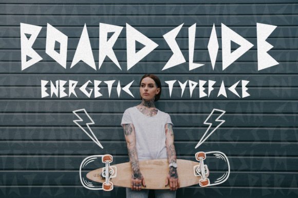 Boardslide Typeface for Bold Brand Identity