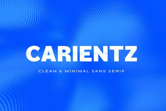 Carientz: The Modern Bold Typeface for Branding