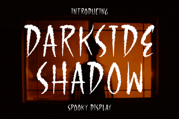 Darkside Shadow Typeface for Editorial Design