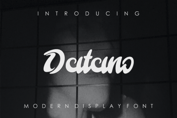 Datano: A Bold Script Font for Makers