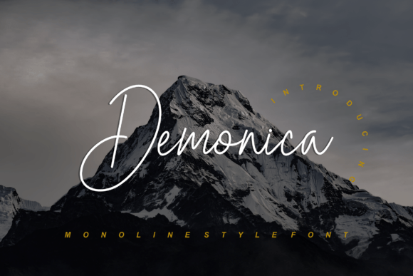 Demonica Font Review for Handmade Branding