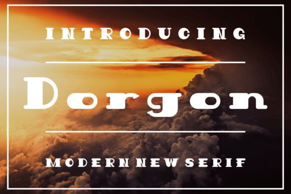 Dorgon Serif Font for Bold Branding