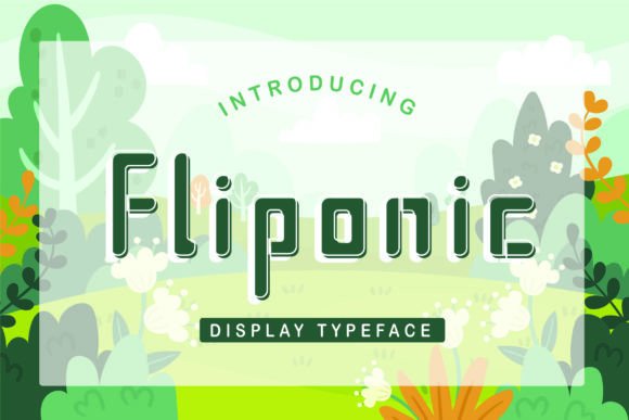 Fliponic Typeface for Modern Editorial Design