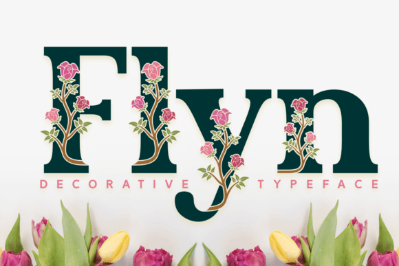 Flyn: A Floral Display Typeface for Editorial Design