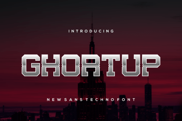 Ghortup: The Bold Slab Serif Font for Makers