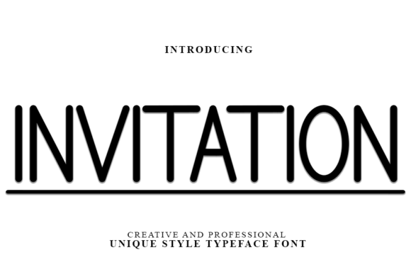 Invitation Font: Modern Branding for Small Business
