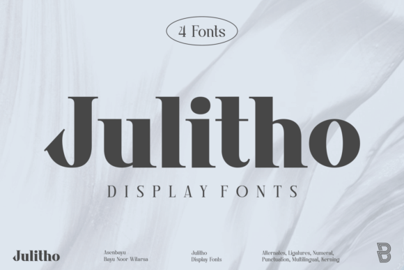 Julitho Typeface Review for Elegant Branding