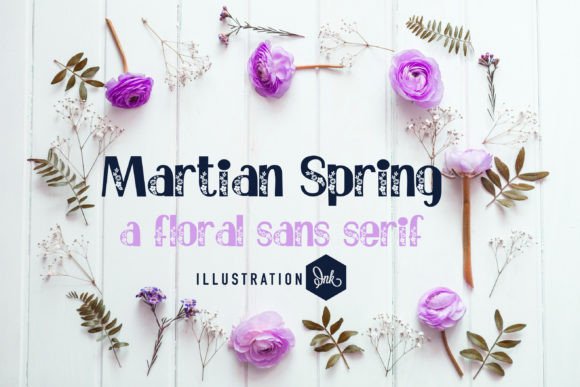 Martian Spring: A Whimsical Decorative Font for Makers