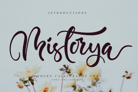 Mistorya: The Elegant Script Font for Modern Brands