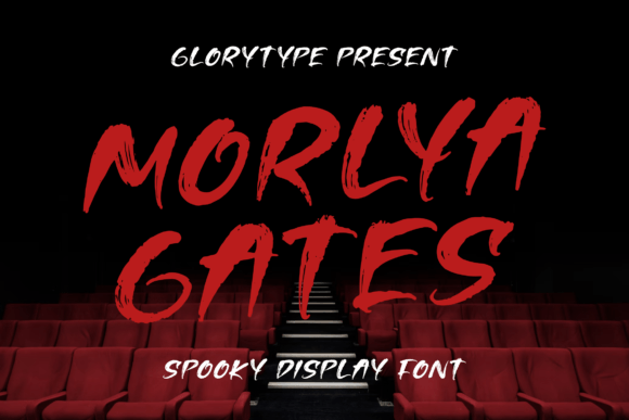 Morlya Gates Typeface for Spooky Campaigns