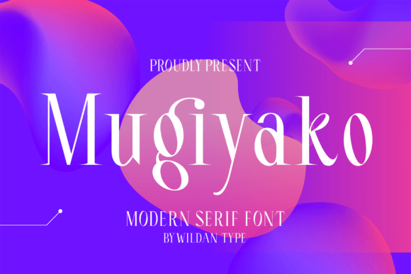 Mugiyako: The Elegant Serif Font for Makers
