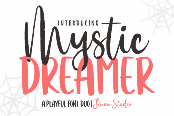 Mystic Dreamer Duo: A Spooky Cute Font for Makers