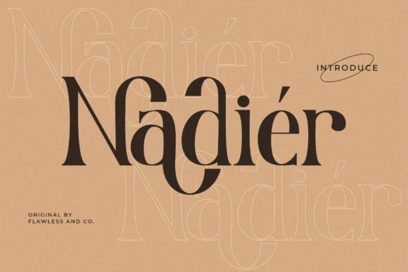 Nadier: The Elegant Serif Font for Makers