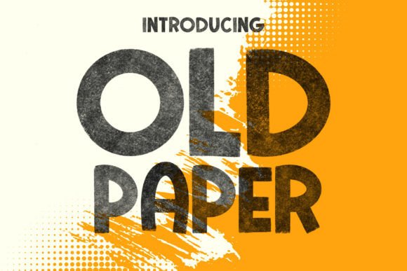 Old Paper Font for Handmade Crafters