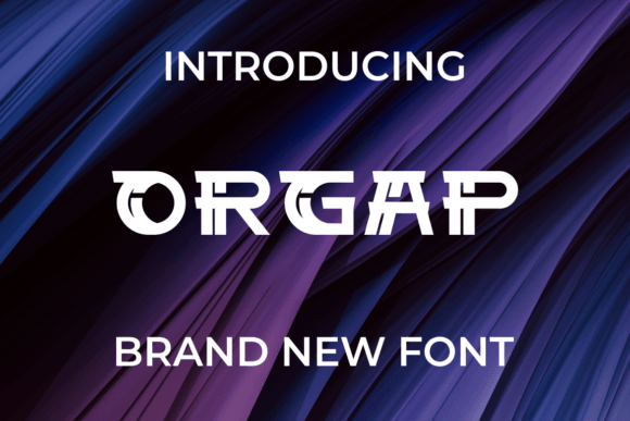 Orgap: The Bold Sans Serif Font for Modern Branding