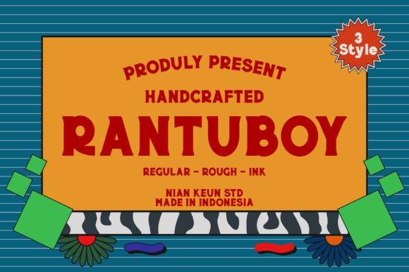 Rantuboy Typeface for Bold Campaign Visuals