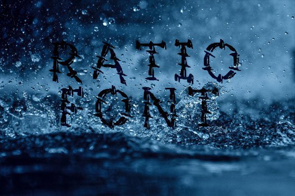 Ratio: A Modern Decorative Font for Makers