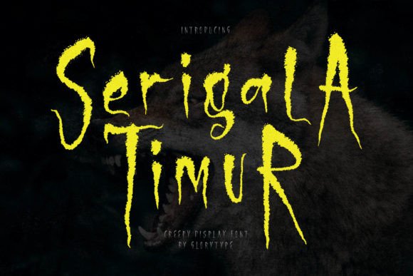 Serigala Timur Typeface for Editorial Design