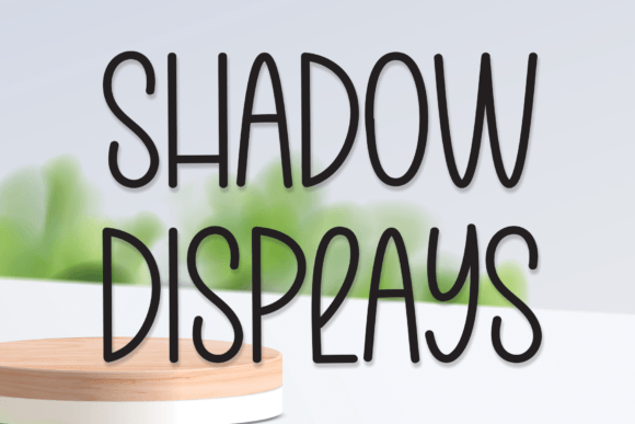 Shadow Displays: The Handwritten Font for Modern Brands