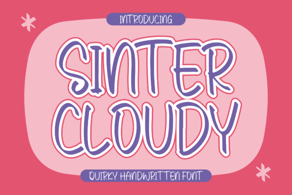 Sinter Cloudy Font Review: A Quirky Script for Playful Designs
