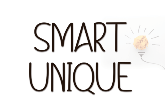 Smart Unique Font: A Friendly Script for Designers