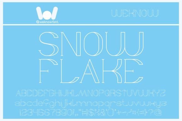 Snow Flake: A Serif Font for Elegant Branding