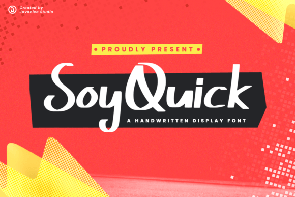 Soyquick Handwritten Font for Crafters