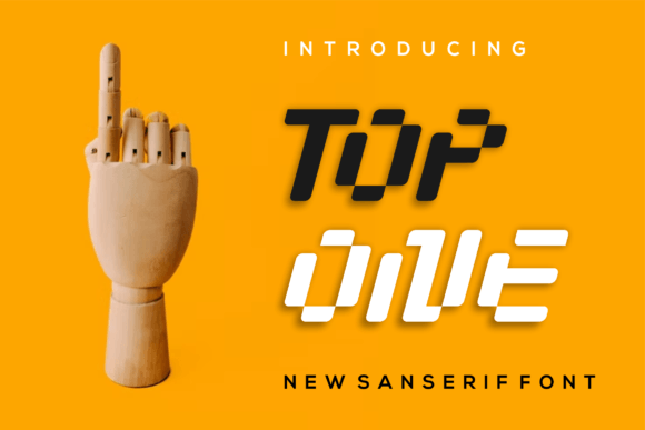 Topone Typeface for Bold Brand Identity