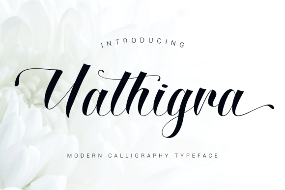 Uathigra: The Bold Handwritten Font for Crafters