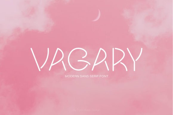 Vagary: A Modern Sans Serif Typeface for Editorial Design