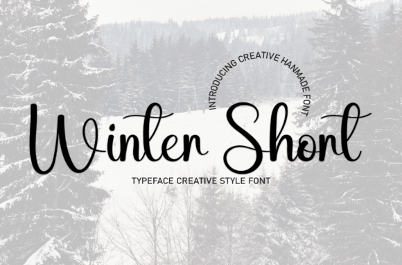 Winter Short Font for Editorial Design